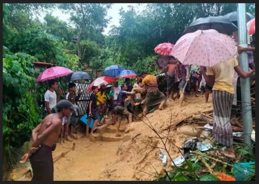 পৃথক পাহাড় ধসে  কক্সবাজারে মা-মেয়েসহ ৬ জনের মৃত্যু